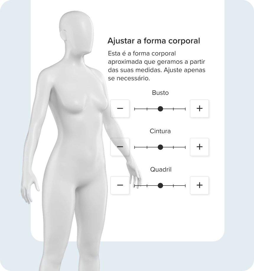 provador virtual Sizebay - tela 2