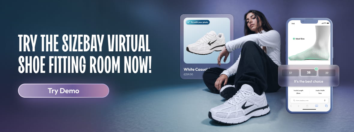 Try Sizebay's Virtual Try-On for sneakers