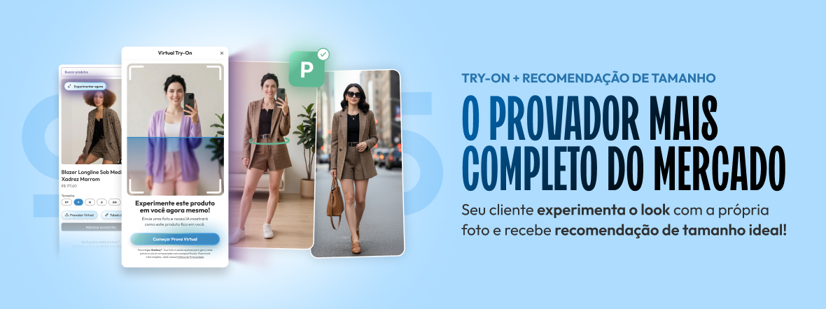Conheça agora o provador virtual com Try On da Sizebay