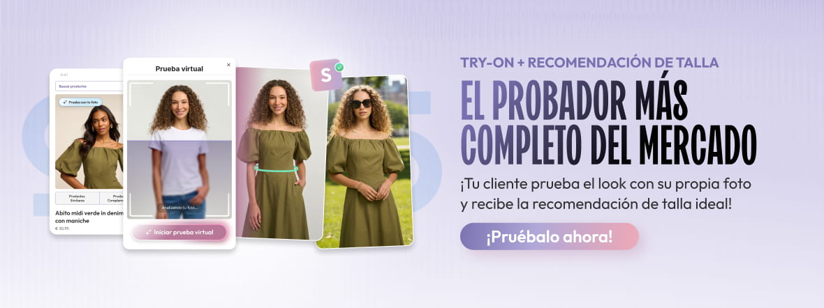 Descubre el probador virtual con Try-On de Sizebay.
