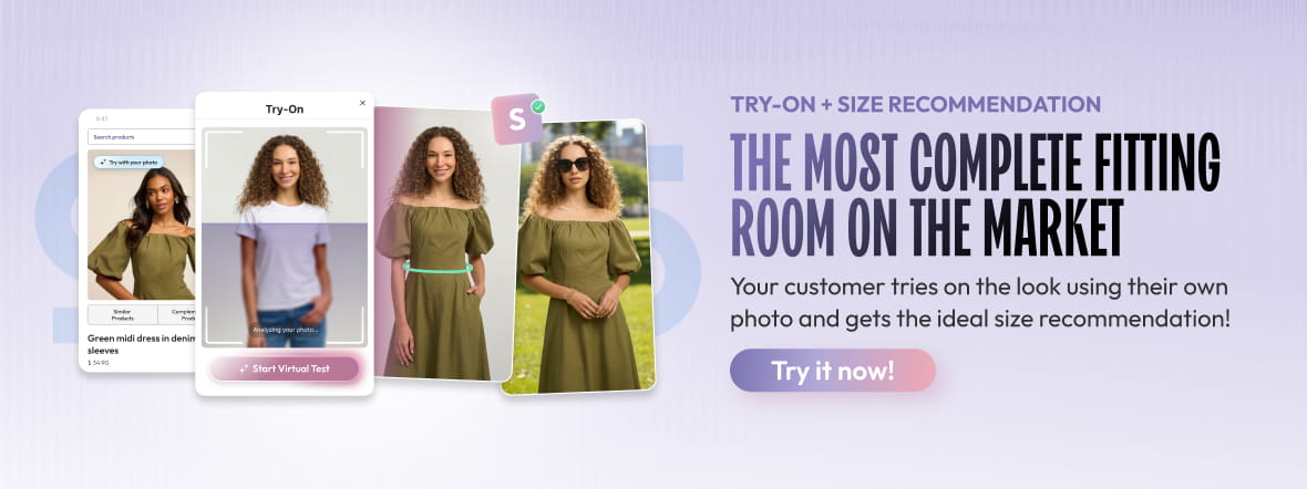 Discover the virtual fitting room with Try-On from Sizebay.
