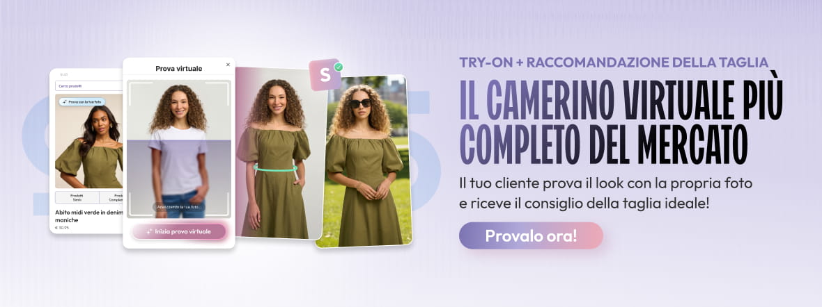 Scopri il camerino virtuale con Try-On di Sizebay.