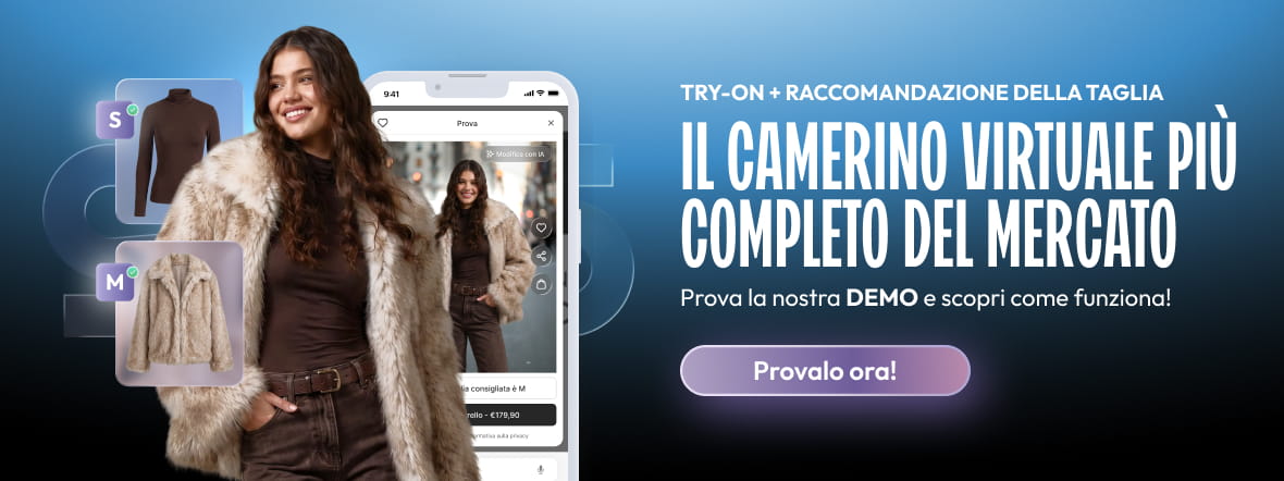 Il camerino virtualle più completo del mercato